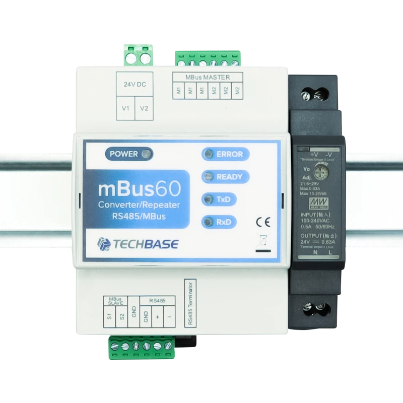 Convertisseur MBus-RS485 - 60 compteurs
